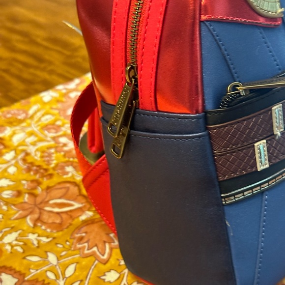 LOUNGEFLY Marvel Metallic Doctor Strange Cosplay Mini Backpack - Picture 11 of 16